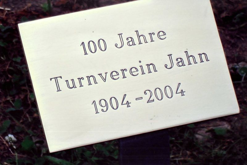 TV Jahn - Erinnerungstafel
