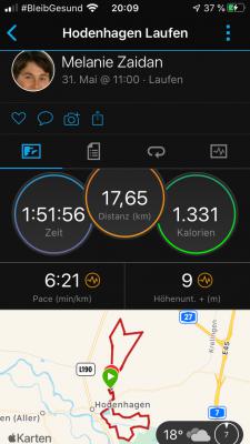 Pfingstlauf bei Traumwetter in Hodenhagen zu Gunsten des Amb